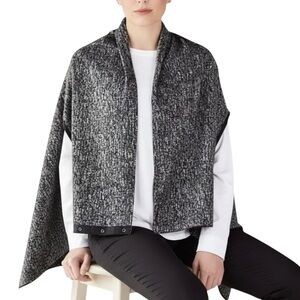 Lululemon Vinyasa Scarf Vest Heather Grey Snap Wrap 3-Way Convertible Lagenlook